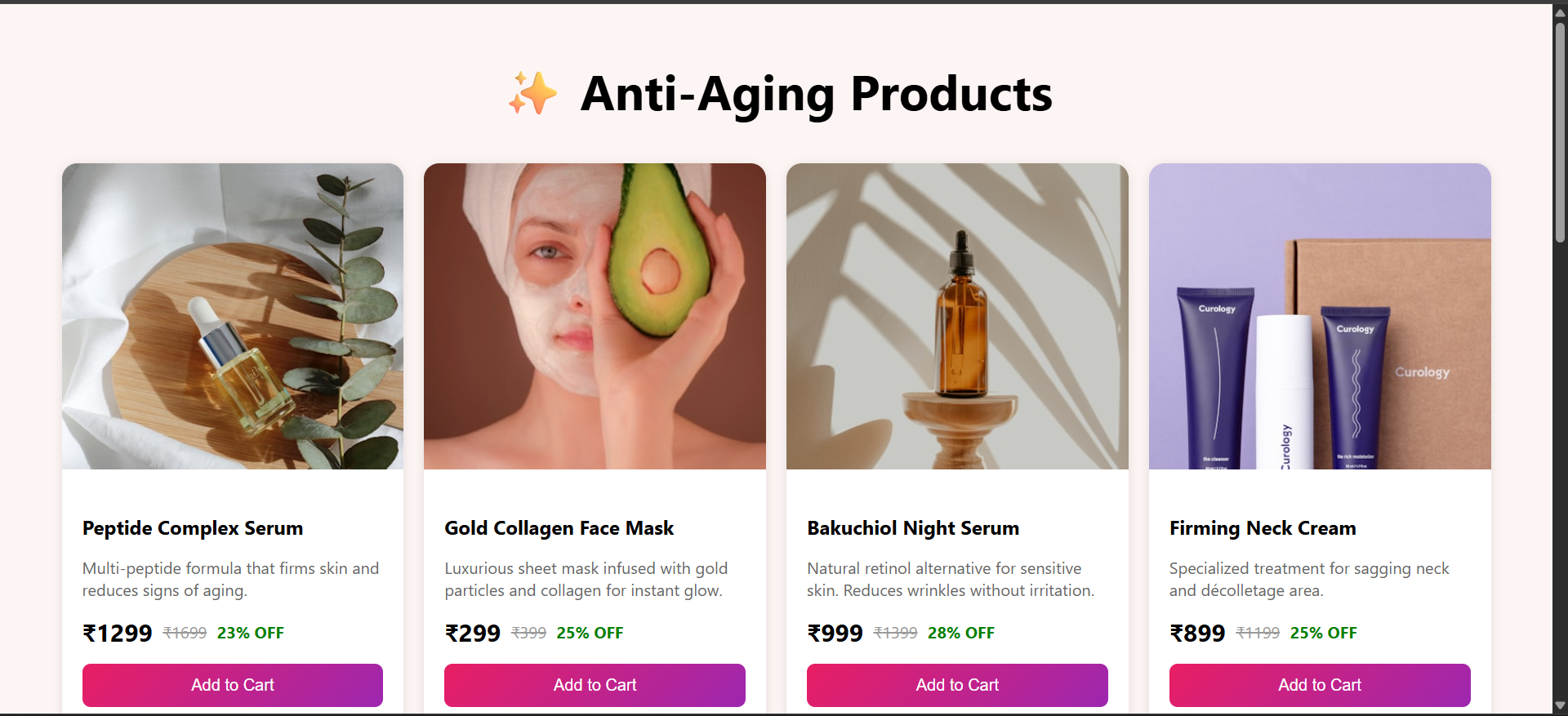 Anti-Ageing Website